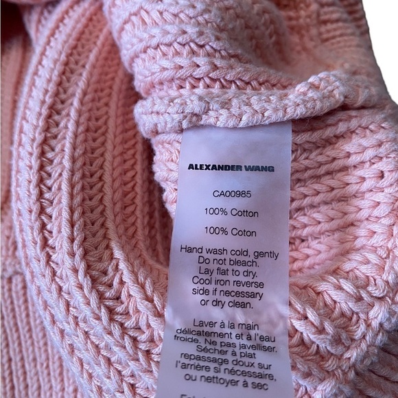 Alexander Wang Chunky Cotton Sweater Coral - Picture 3 of 6